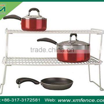 Kitchen Metal Stacking Shelf--Stacking Folding Shelf - Medium photo-3