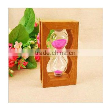 Cute Bamboo Hourglass Decoration Timer