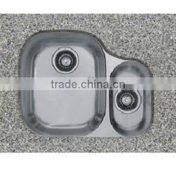 1-1/2 Bowl undermount, Inch:23-5/8" x18". Size:600x460x200mm, deep press