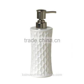 large white honeycomb Soap Pump dispenser