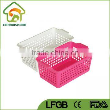 Handy Office Home Bedroom Kitchen Plastic Storage Basket