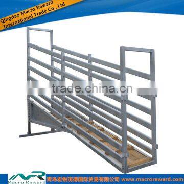 AS/NZS 304 316 4m Steel Cattle Adjustable Loading Ramp for Farms