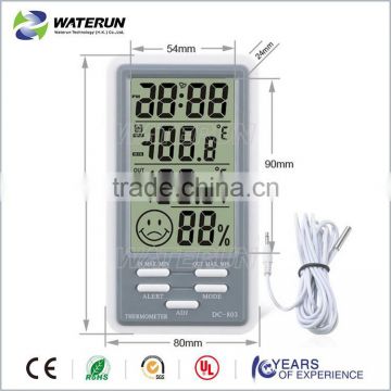 clock display digital thermometer ,digital thermometer specification