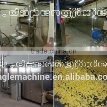 china automatic toasted extrusion breakfast cereals corn flake making machine