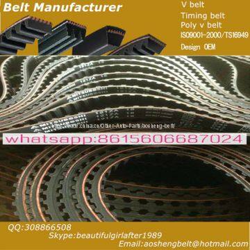 High quality with low price rubber TRANSMISSION belt 163S8M27 Toyota  timing belt OEM13568-09040