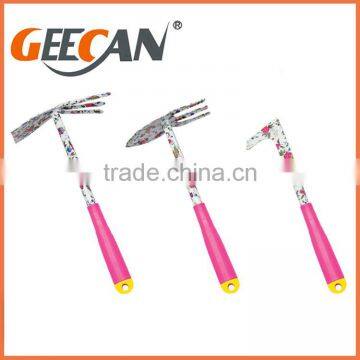 High quality various mini garden tool wholesale set with froral printing