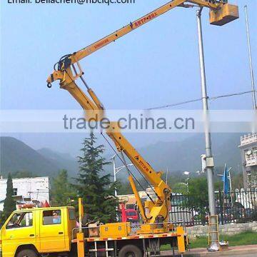 Aerial Platform Truck Sale in Brazil 16m High Altitude Operation Truck With Lifting Hook photo-2