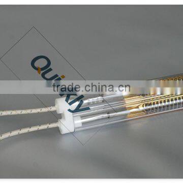 IR Quartz Gold-coated Medium Wave Twin Tubes photo-3