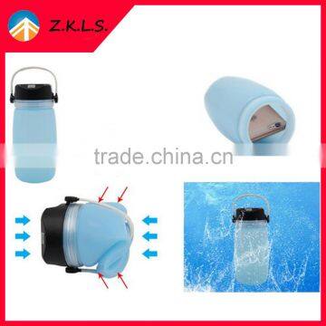 Solar Camping CE ROHS Bottle LED Lantern Light With Power Bank photo-3