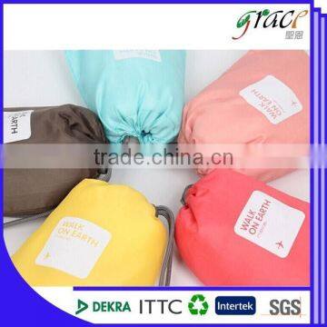 Storage Polyester Bag, Plastic Shopping Bag for Storage, Waterproof Nylon Polyester Drawstring Bag photo-2