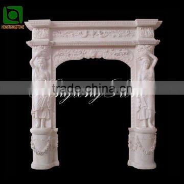 Hard Carved Natural Marble Door Surround
