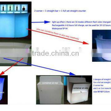 Rechargeable Battery Operated Illumianted Led Bar Counter photo-6