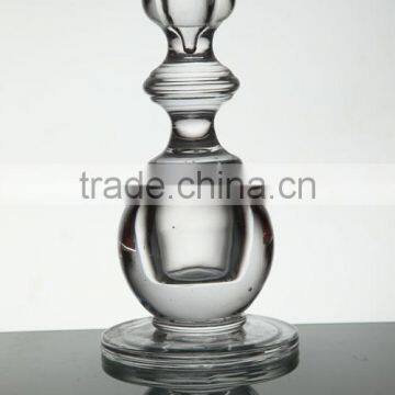 Wholesale crystal candle holders,tall glass candler holder,glass candle holder