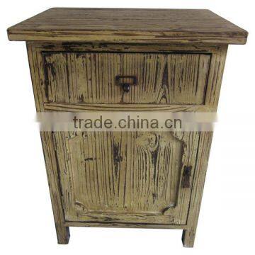 Wooden Living Room Cabinet Vintage Storage Cabinet Wholesale Minhou Wooden Furniture