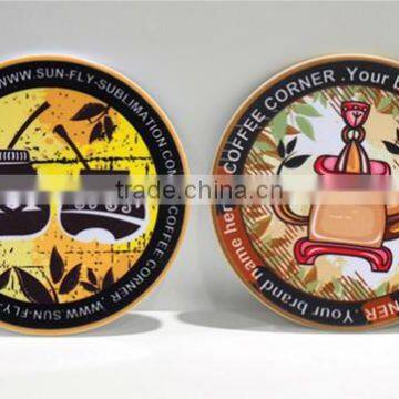 Sublimation Polymer Coaster With Customized Logo On Sale