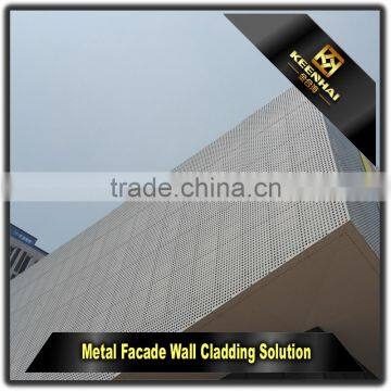 Architectural Laser Cutting Aluminium Perforated Facade Panel for Decor photo-5