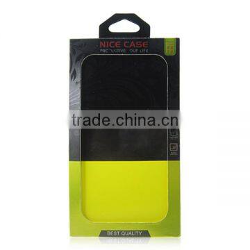 Black Green Cardboard Phone Case Packaging Box, PVC Window Retail Paper Packaging for IPhone photo-2