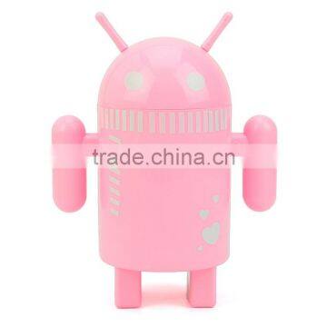 Supply creative fashion Android robot colorful light / small Night light --Pink