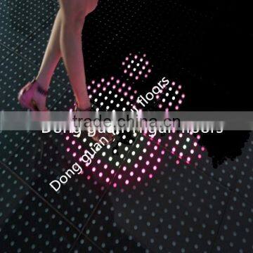 China good material and New Pixel Digital Led Removable Dance Floor