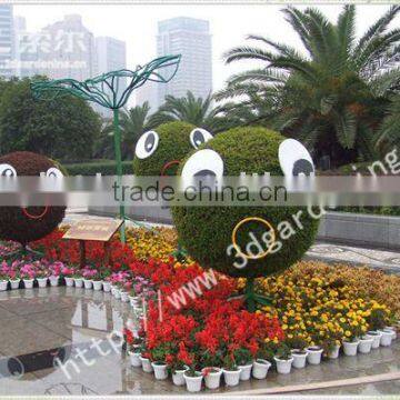 SOL New Design Gardening Sculpture Green Ball Planter Ball