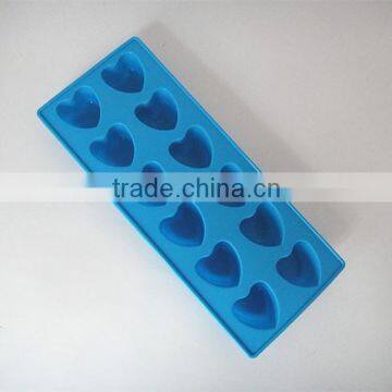 Hot Sale 12 Cups Heart Shape Silicone Ice Cube Tray photo-2