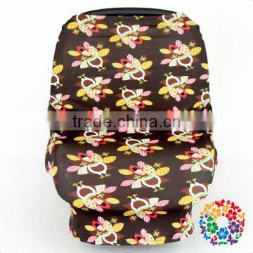 Elegant Car Seat Cover For Baby Flower Baby Winter Hat Set Washable Car Seat Cover photo-5
