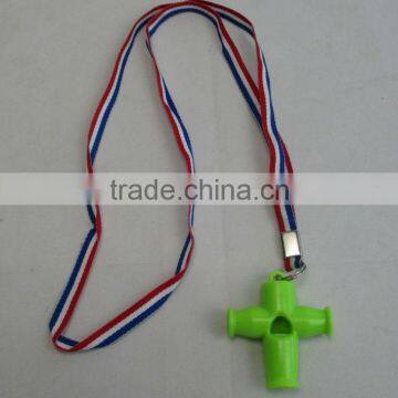 Hot-selling Samba Plastic Whistle/ Cross Whistle photo-2