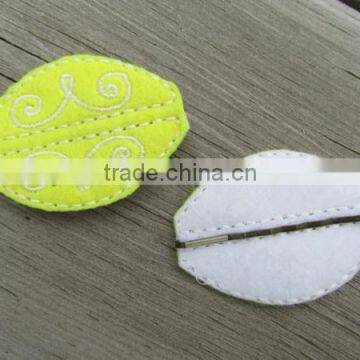 Hot new bestselling product wholesale alibaba handmade Swirl Felt Bobby Pin Cover made in China