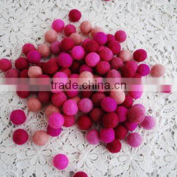 eco friendly new products promotional gift wholesale ornaments fabric nepal felt balls on alibaba express