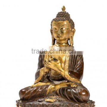 Wholsale Buddhism Metal Antique Bronze Buddha Vairocana photo-4