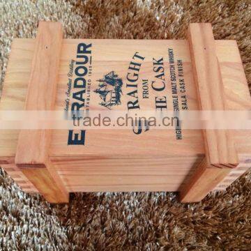 Hot Sale Wooden Gift & Craft Industrial Use and Handmade Feature Wine Box photo-3