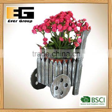 Modern Wood Design Planter Box, Small Succulent Plant Cactus Container Pot photo-6