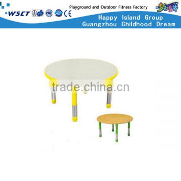 (HC-1602)Kids Round Design Plastic Table Furniture