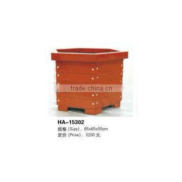 (HA-15302) WOOD FLOWER BOX ,WOODEN FLOWER BOX ,LARGE SOLID WOODEN FLOWER BOX