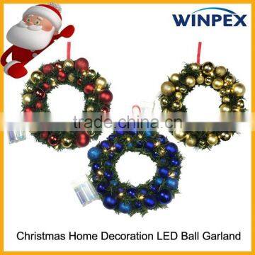 Christmas Home Outdoor Decoration Tree LED Christmass Ball Garland