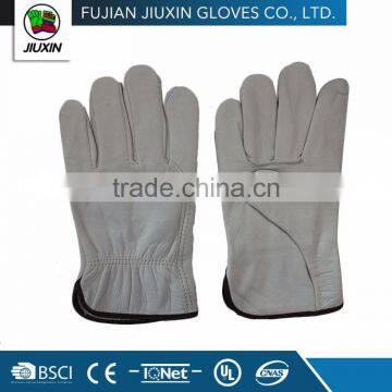 Men's cow grain leather driving gloves