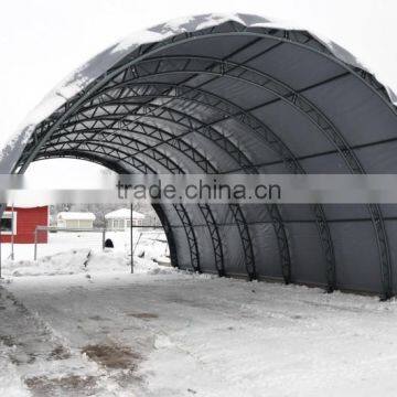 Trussed Steel Frame Warehouse Tent , Airplane Hangar, Farm Equipment storage shelter