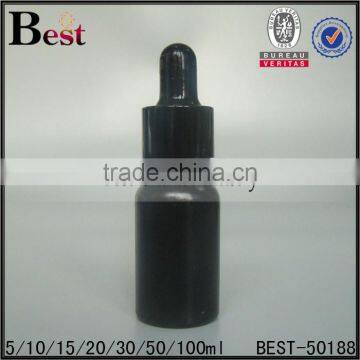 5ml 15ml 20ml 30ml black frosted glass dropper bottle empty essential oil black frosted glass dropper bottle cosmetic package