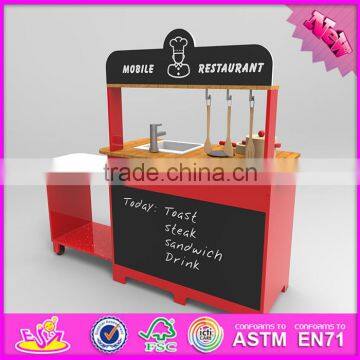 2016 New Design Children Home Play Wooden Kitchens for Toddlers W10C247 photo-4