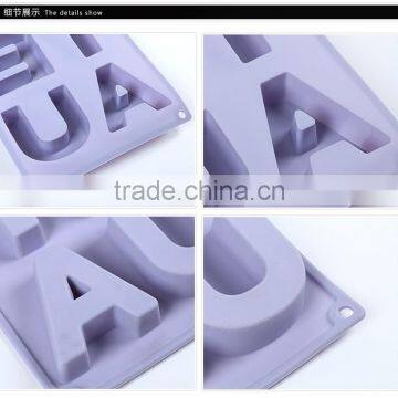 Silicone GATEAU Alphabet Pudding Bakeware Mould Cake Chocolate Mold photo-4