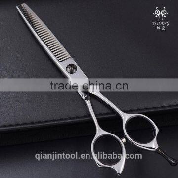 Black Screw Polishing Silver Professional Hair Thinning Scissors photo-3