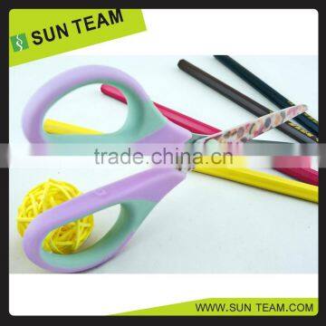 SC201CP New style popular DOUBLE injection handle stationery &office scissors