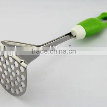 Top Sales 2014 New Design Stainless Steel Kitchenware Smooth Potato Masher photo-4