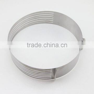 Adjustable Stainless Steel Layer Cake Slicer Kit Mousse Cake Ring Mold photo-3