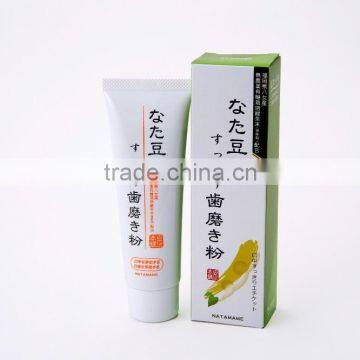 Japanese Toothpaste with Organic Green Tea Powder Matcha and Natamame