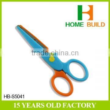 Factory price HB-S5041 Double color stainless steel office paper scissors