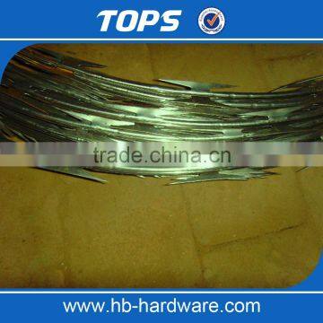 Manufacture low price concertina spiral cheap razor barbed wire