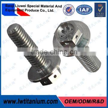DIN6921 TA2 Hex M6 Flange Bolts with Hole