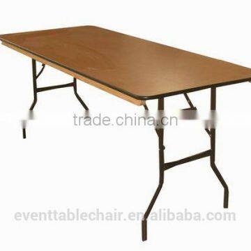 multfunctional commercial plywood banquet folding table for renal