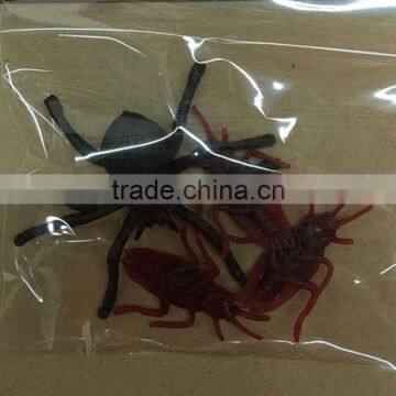 Realistic Design Halloween Tricky Black Plastic Insect photo-4